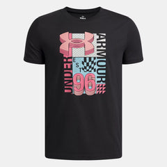 UA Logo Wordmark Collage Boys' Short Sleeve