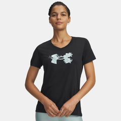 UA Tech™ Graphic Women's V-Neck Short Sleeve