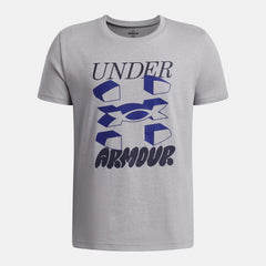 UA Split Big Logo Boys' Short Sleeve