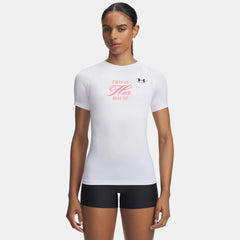 HeatGear® Graphic Women's Compression Short Sleeve
