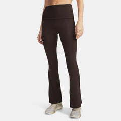 UA Meridian Foldover Rib Women's Flare Leggings