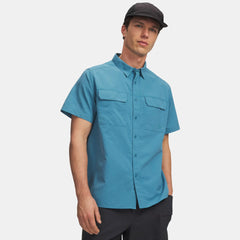 UA Explor Woven Solid Men's Short Sleeve