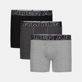 UA Performance Cotton Boys' 4" 3-Pack Boxerjock®