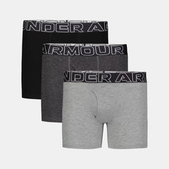 UA Performance Cotton Boys' 4" 3-Pack Boxerjock®
