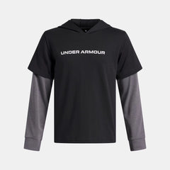 UA Rival Heavyweight CO Wordmark Boys' Hoodie
