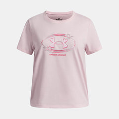 UA Star Logo Lockertag Girls' Short Sleeve