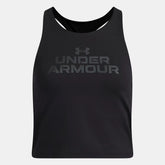 UA Motion Branded Girls' Crop Tank
