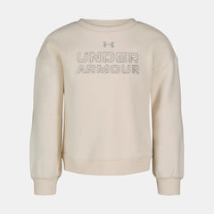 UA Rival Little Girls' Crewneck Pullover