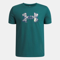 UA Pixel Logo Boys' Short Sleeve