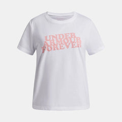 UA Forever Girls' Short Sleeve