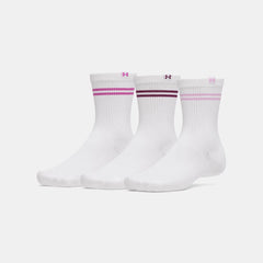 UA Sportstyle Cotton Unisex 3-Pack Crew Socks