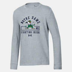 UA Performance Cotton Collegiate Kids' Long Sleeve
