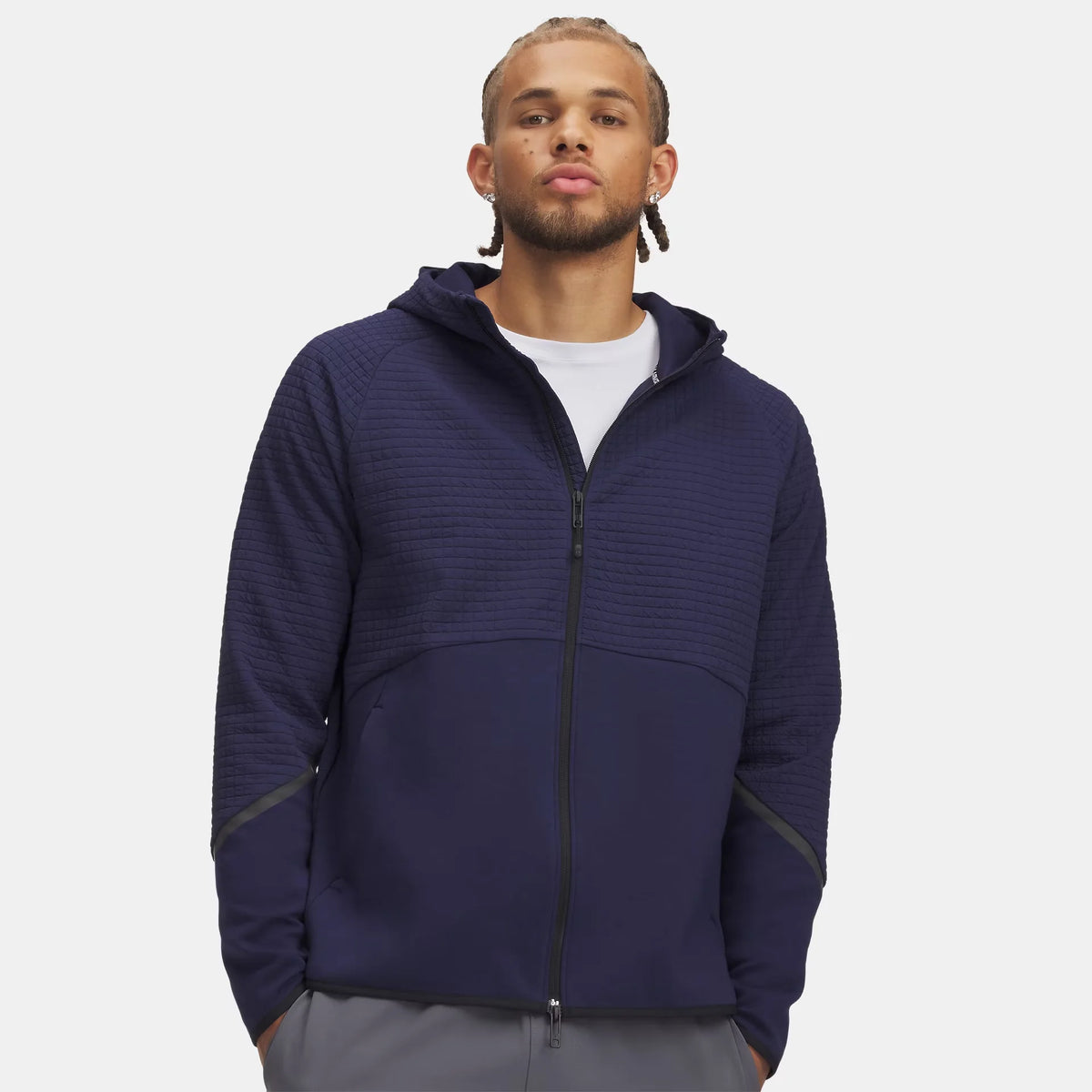 UA Unstoppable Fleece Grid Men's Full-Zip