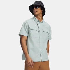 UA Explor Woven Solid Men's Short Sleeve