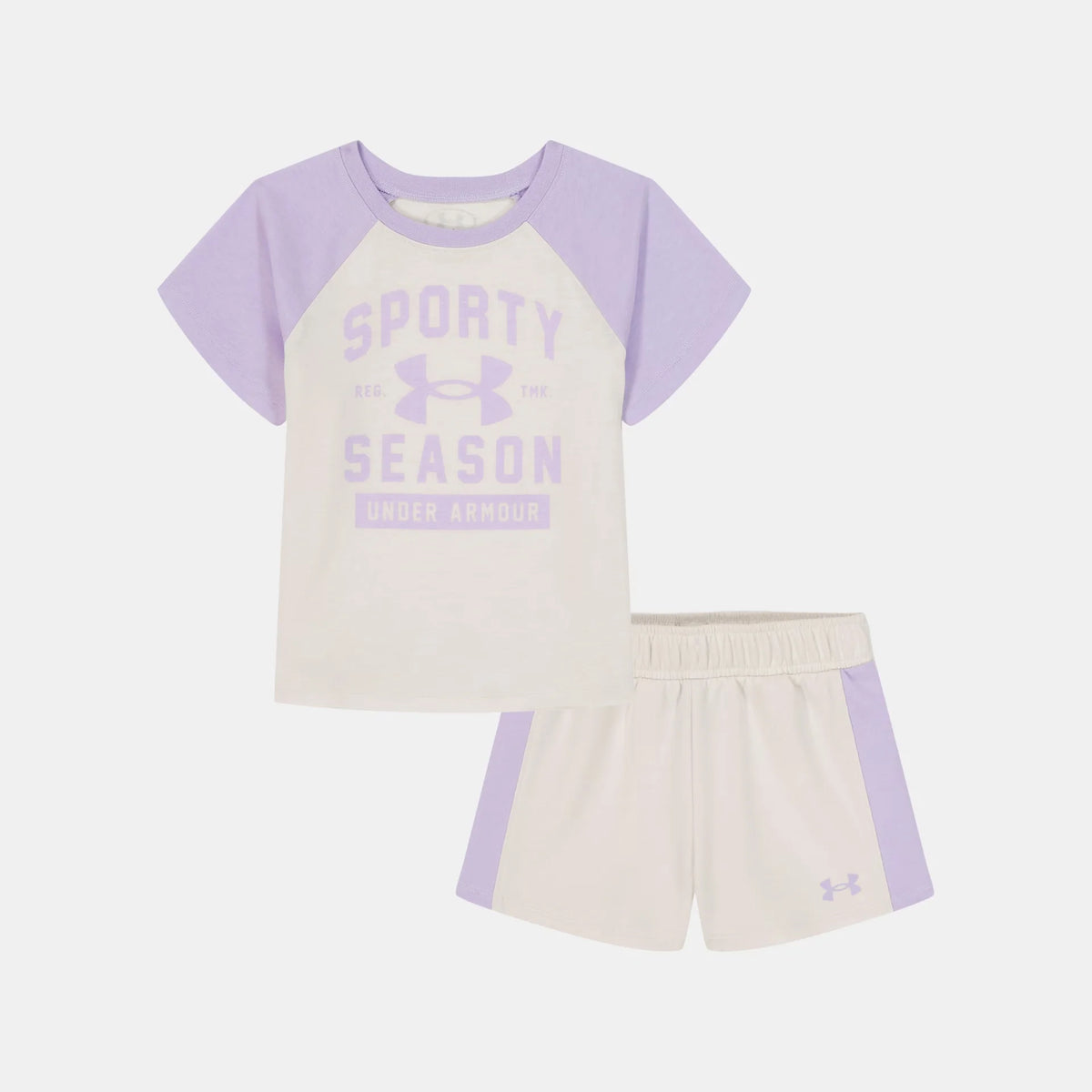 UA French Terry Little Girls' Shorts Set