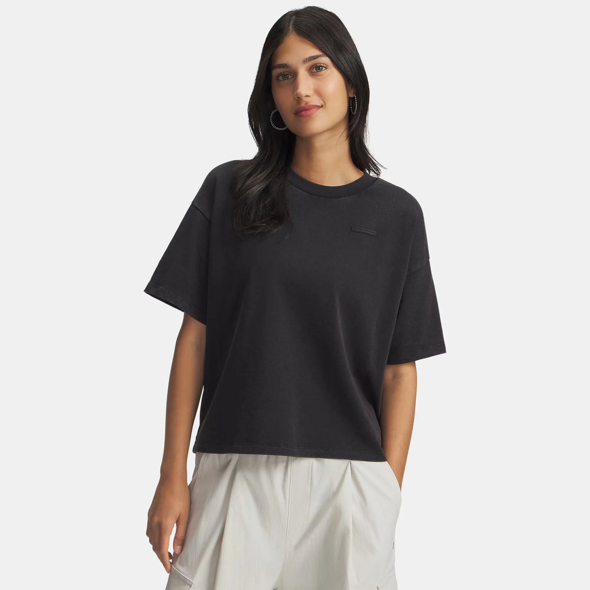 UA Boxy Wash Heavyweight Women's Short Sleeve