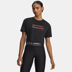 UA Tech™ Branded Women's Crop Short Sleeve