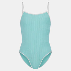 UA Textured Girls' 1-Piece Swimsuit