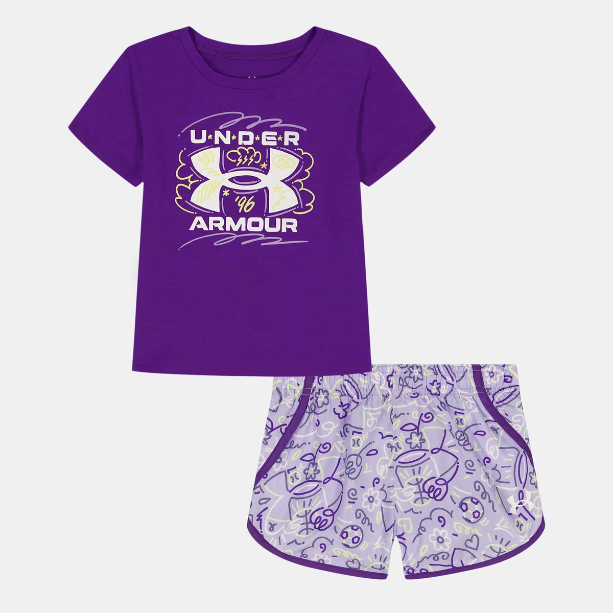 UA Printed Woven Toddler Girls' Shorts Set