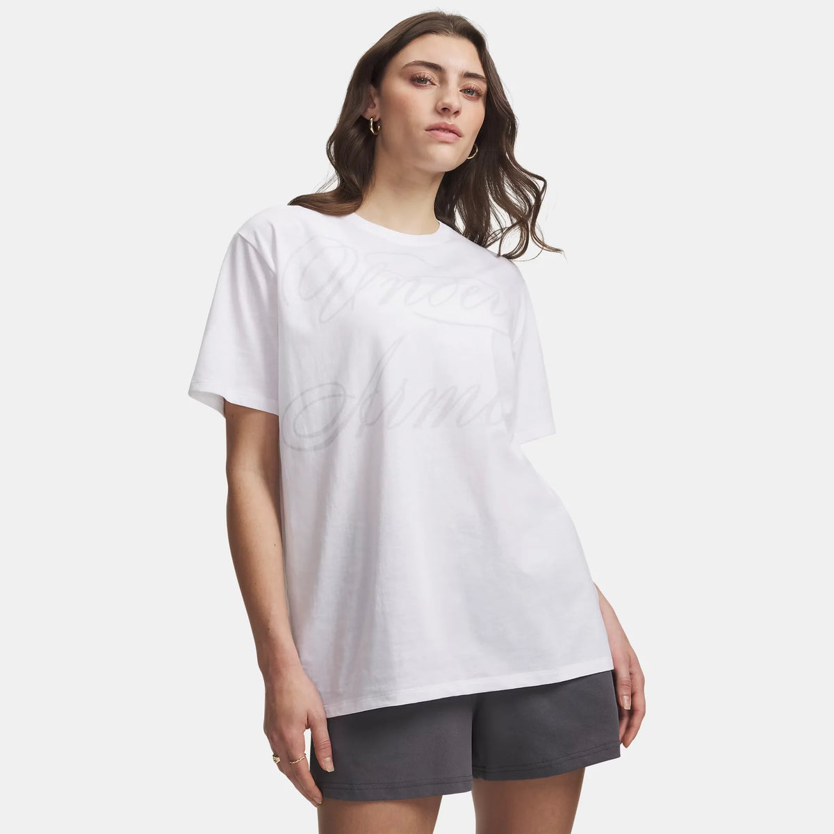 UA Oversized Script Women's Short Sleeve