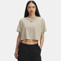 UA Wash Logo Women's Boxy Crop Short Sleeve