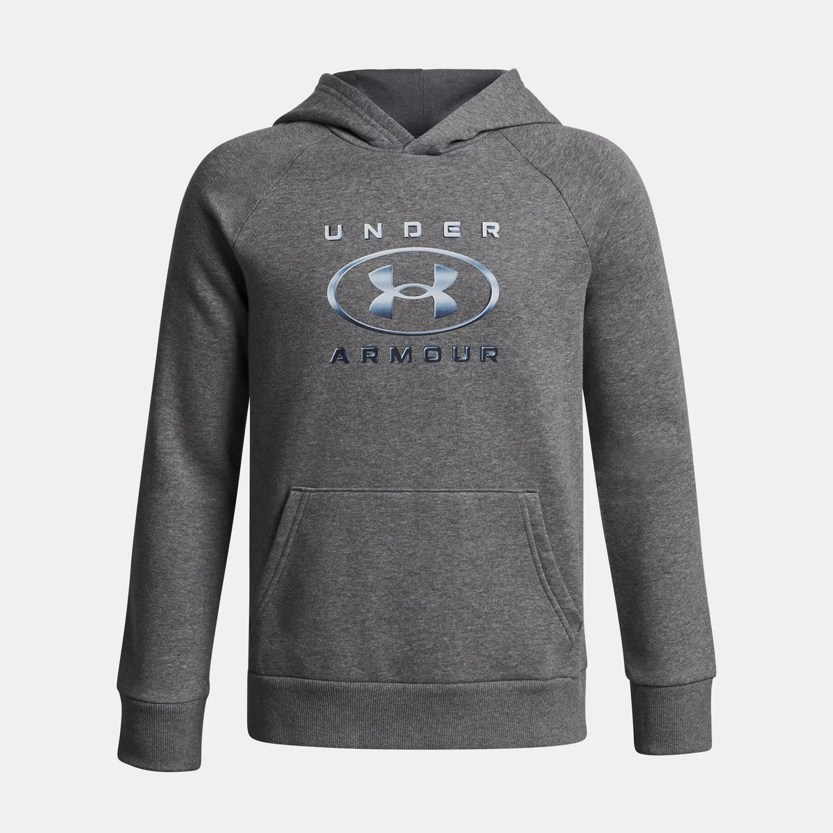 UA Rival Fleece Chrome Logo Boys' Hoodie