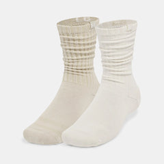 UA Sportstyle Cotton Scrunch Unisex 2-Pack Crew Socks
