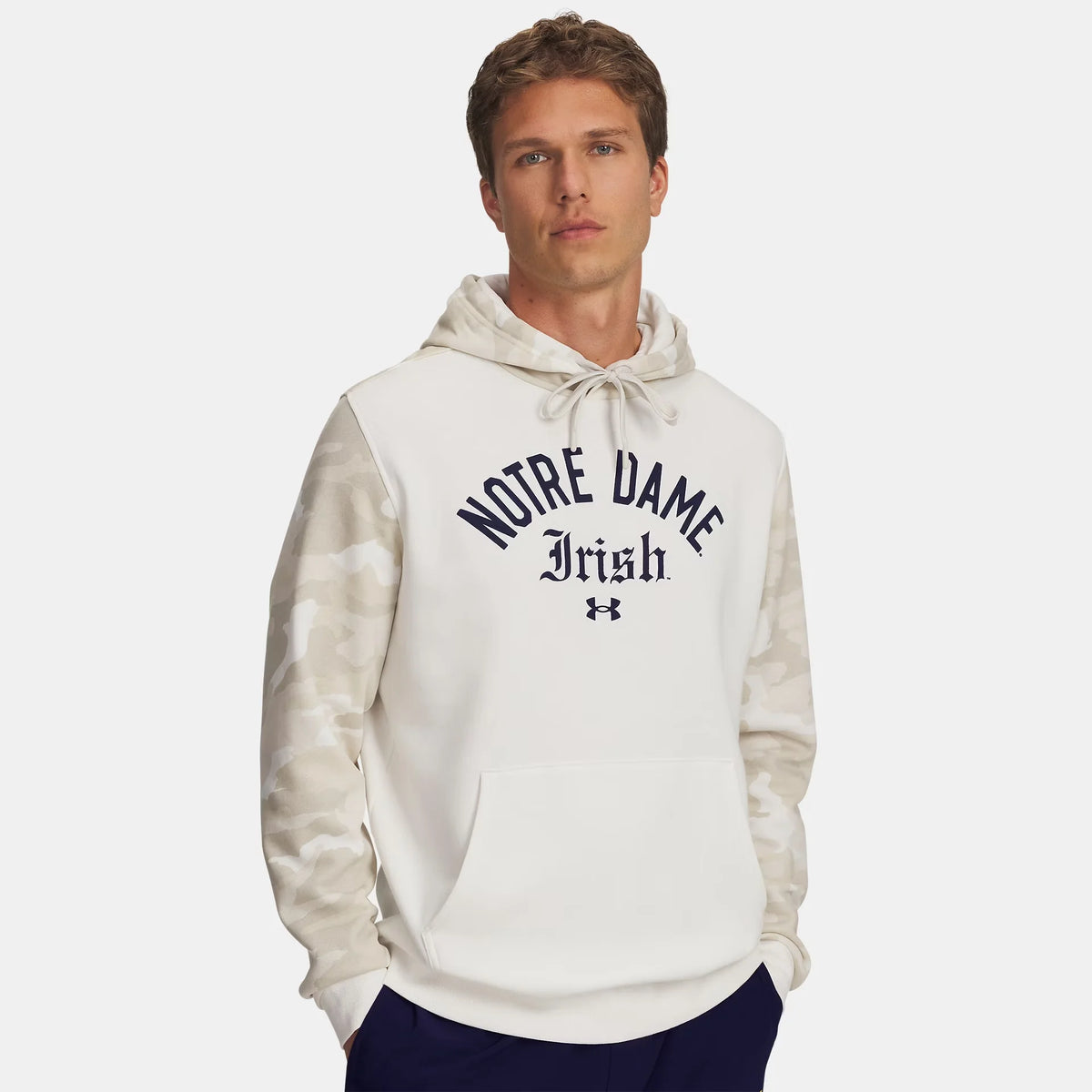 UA Rival Fleece Collegiate Blocked Men's Hoodie