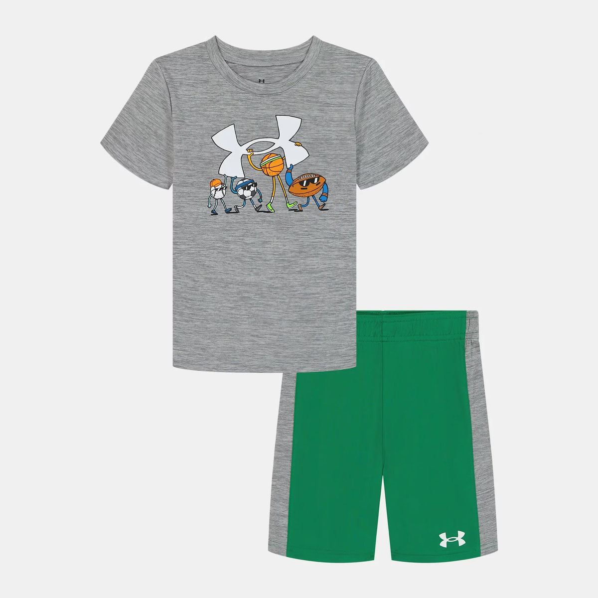 UA Tech™ Multi Sport Logo Little Boys' Shorts Set