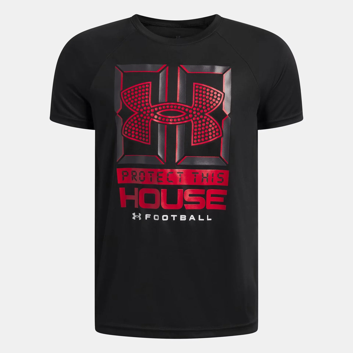 UA Tech™ Football PTH Boys' Short Sleeve
