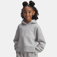 UA Rival Fleece Girls' Crop Hoodie