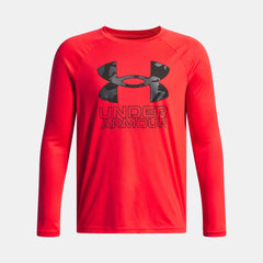 UA Tech™ Hybrid Print Boys' Long Sleeve