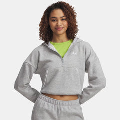 UA Rival Fleece Piped Women's ½ Zip Hoodie