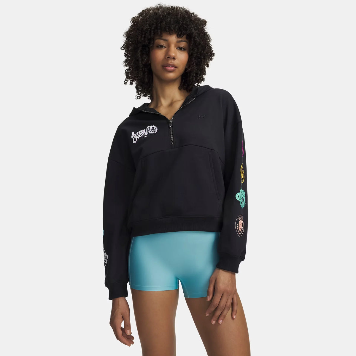 UA x R21 x Unrivaled Logos Women's ½ Zip Hoodie