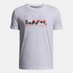UA Hoops Branded Boys' Short Sleeve
